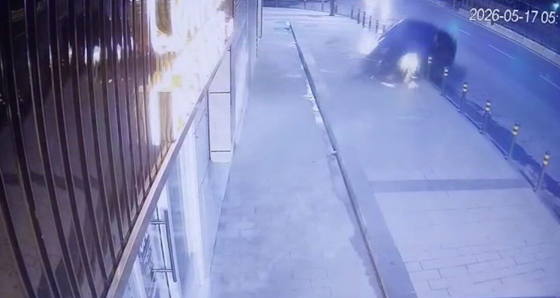 Şişli Büyükdere Caddesi’nde meydana gelen olayda lüks bir araç cadde