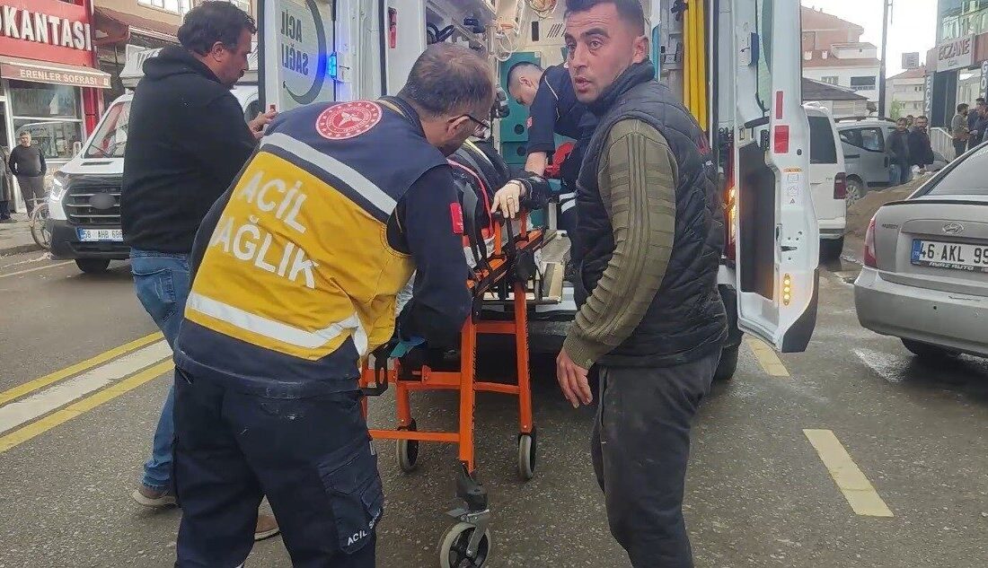 Şarkışla ilçesinde devam eden bir inşaat projesinde meydana gelen bir