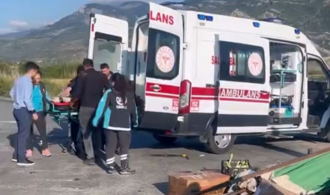 Gölbent Kavşağı’nda meydana gelen trafik kazasında 1 kişi yaralandı. Kaza,