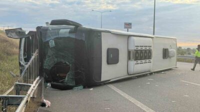 Balıkesir’in Susurluk ilçesinde, İstanbul-İzmir Otoyolu’nda meydana gelen bir trafik kazasında
