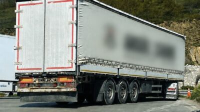 Samsun’da yapılan trafik denetiminde, bir tır şoförünün başka bir kişiye