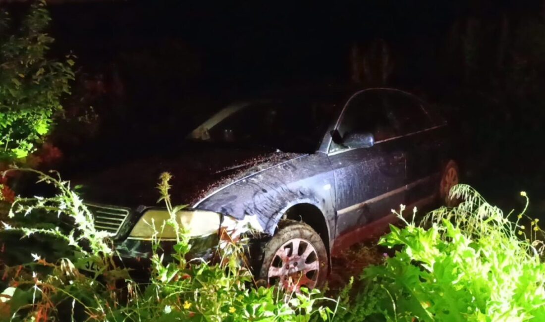 İnegöl ilçesine bağlı Bursa’da meydana gelen trafik kazasında bir otomobil