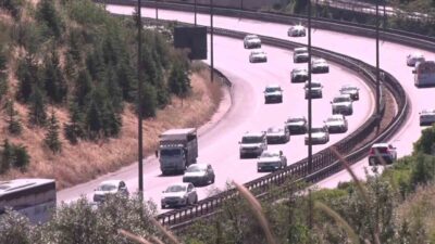 Kurban Bayramı tatilinin sona ermesiyle birlikte dönüş yolculuğuna geçen tatilciler,