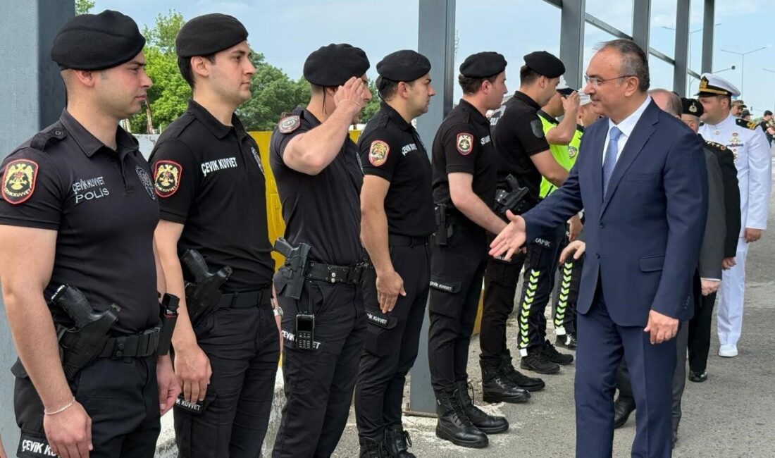 Tekirdağ Valisi Recep Soytürk, Kurban Bayramı vesilesiyle görev başındaki güvenlik