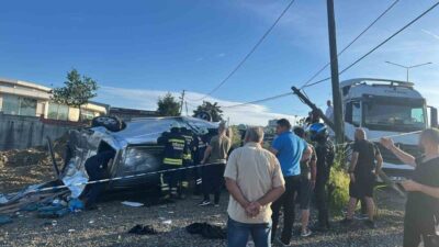 Tekirdağ merkezine bağlı Süleymanpaşa ilçesinde meydana gelen trafik kazasında bir