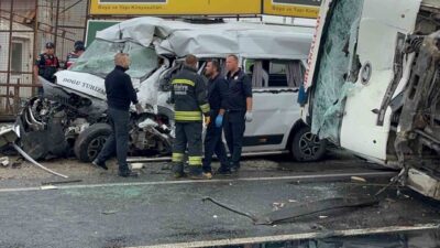 Tekirdağ’da 2025 yılında meydana gelen bir trafik kazasında 47 kişi