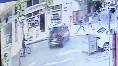 Eskişehir’de, Odunpazarı ilçesi İstiklal mahallesi Şirinyer Sokak’ta meydana gelen kaza