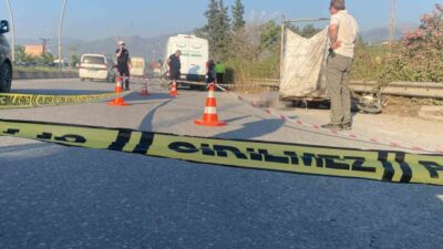 Arsuz ilçesinde meydana gelen trafik kazasında, sepetli motosiklet ile tır