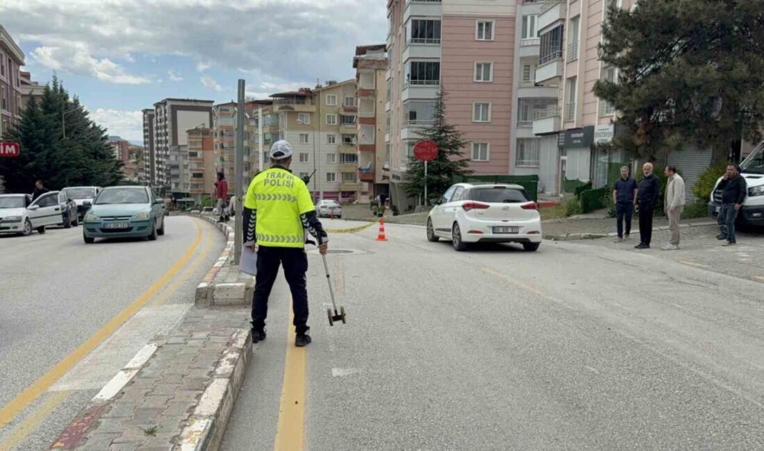 Tokat’ta meydana gelen trafik kazasında alkollü bir sürücü kadına çarparak