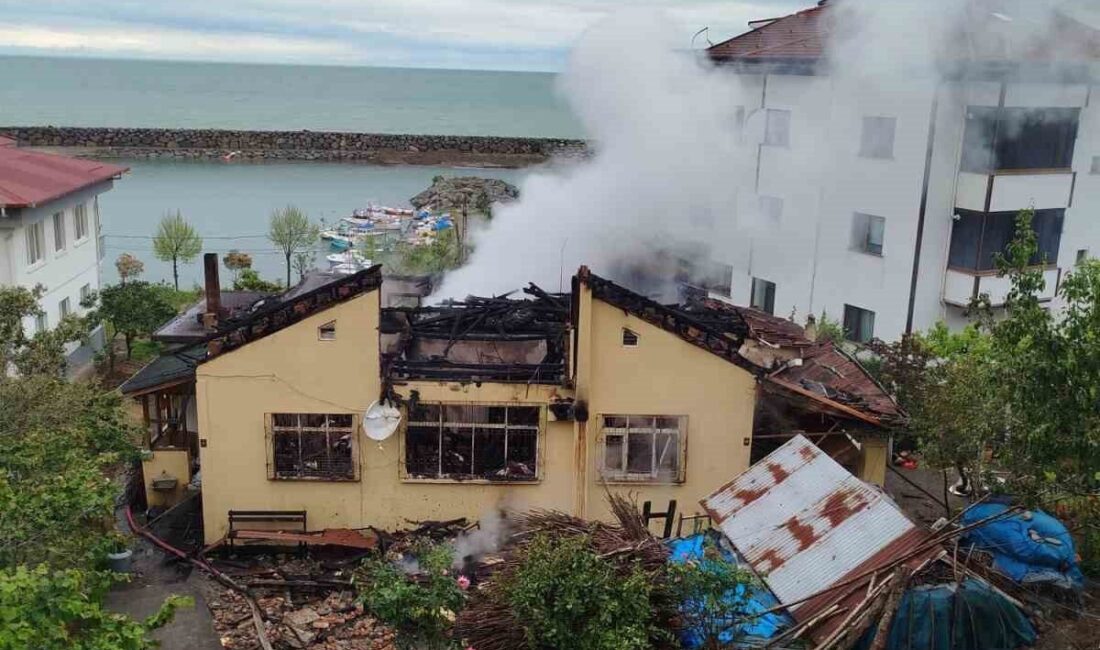Trabzon’un Araklı ilçesine bağlı Kalecik Mahallesi’nde bir evde meydana gelen