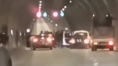 Gaziantep’te, Şahinbey ilçesi 100. Yıl Tünelleri’nde gerçekleşen olayda, tünel içerisinde