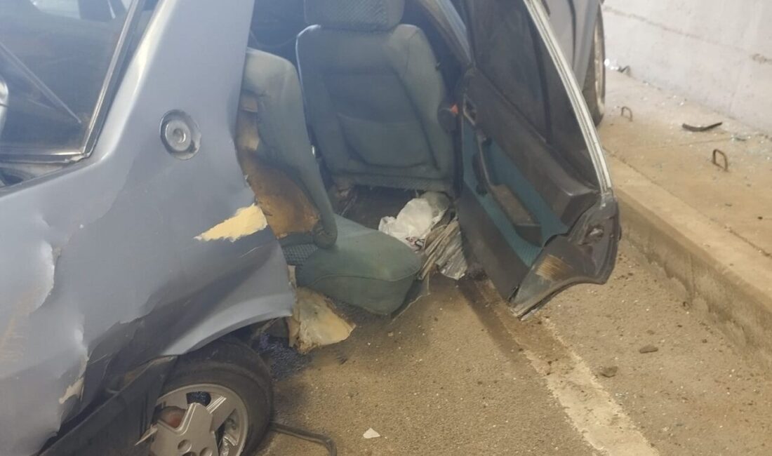 Malatya’nın Hekimhan ilçesinde meydana gelen trafik kazasında, sürücüsünün kontrolünden çıkan
