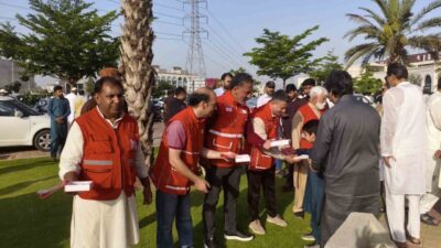Türk Kızılay, Pakistan’ın Lahor kentinde vekaleten kurban kesimi gerçekleştirdi. 200