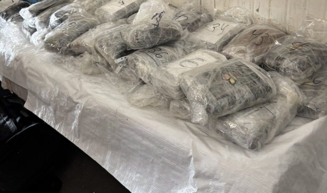Bulgaristan gümrüğünde durdurulan bir tırda, Türkiye’ye sokulmaya çalışılan 47 kilo