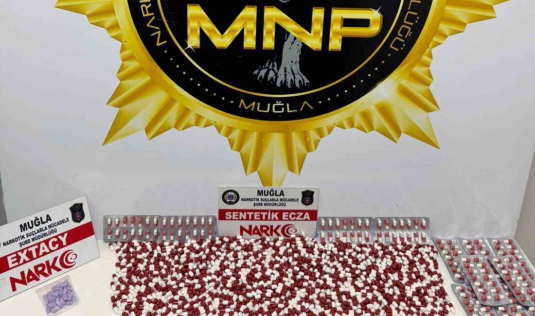Muğla Emniyet Müdürlüğü Narkotik Suçlarla Mücadele Şube Müdürlüğü bir operasyon