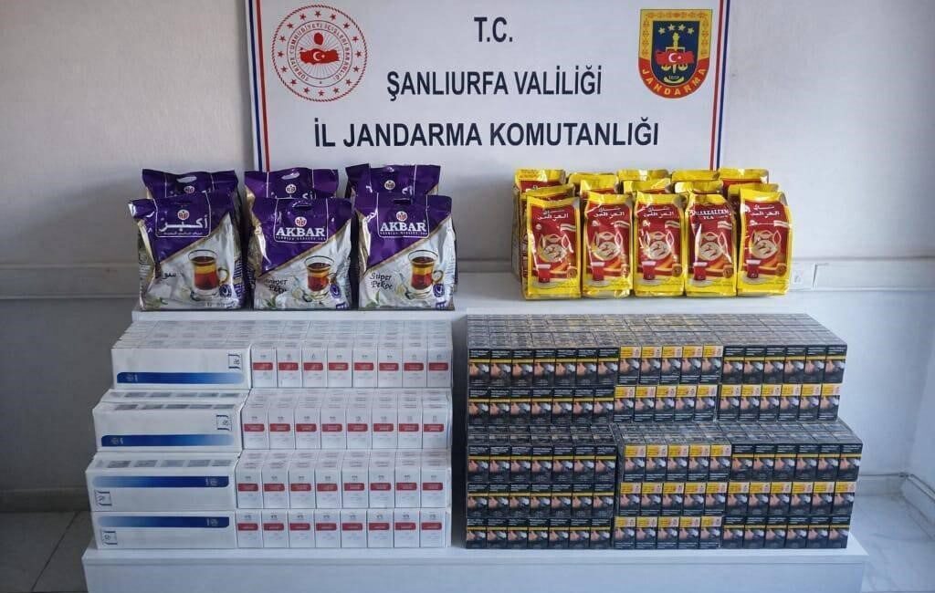 Şanlıurfa’nın Viranşehir ilçesinde Jandarma ekipleri tarafından gerçekleştirilen operasyonlarda, gümrük kaçağı