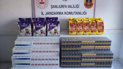 Şanlıurfa’nın Viranşehir ilçesinde Jandarma ekipleri tarafından gerçekleştirilen operasyonlarda, gümrük kaçağı