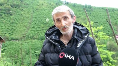 Güce ilçesine bağlı Sarıyer köyünde meydana gelen olayda aracıyla yamaçtan