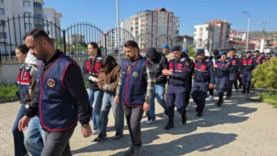 Yozgat merkezli 9 ilde düzenlenen bir dolandırıcılık operasyonunda 14 kişi