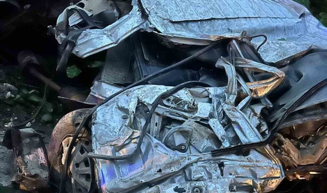 Giresun’un Güce ilçesine bağlı Sarıyer köyünde meydana gelen bir trafik