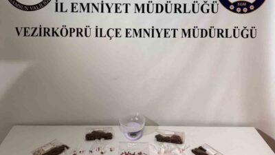 Samsun’un Vezirköprü ilçesinde Narkotik ekipleri tarafından gerçekleştirilen bir operasyonda, satışa