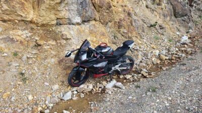 Gümüşhane’nin Zigana Dağı bölgesinde meydana gelen bir motosiklet kazasında bir