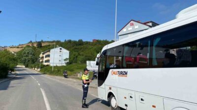 Zonguldak’ta Kurban Bayramı’nın son gününde, emniyet ve jandarma ekipleri, vatandaşların