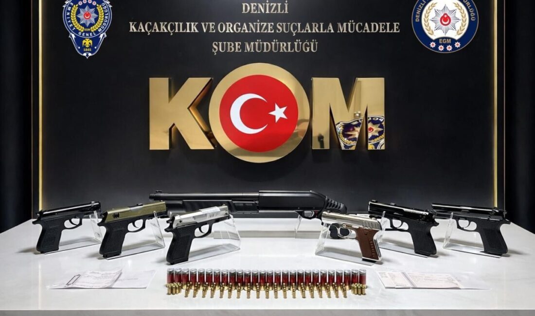 Denizli’de gerçekleştirilen bir operasyonda 1 milyon 464 bin lira değerinde
