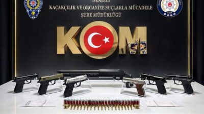 Denizli’de gerçekleştirilen bir operasyonda 1 milyon 464 bin lira değerinde