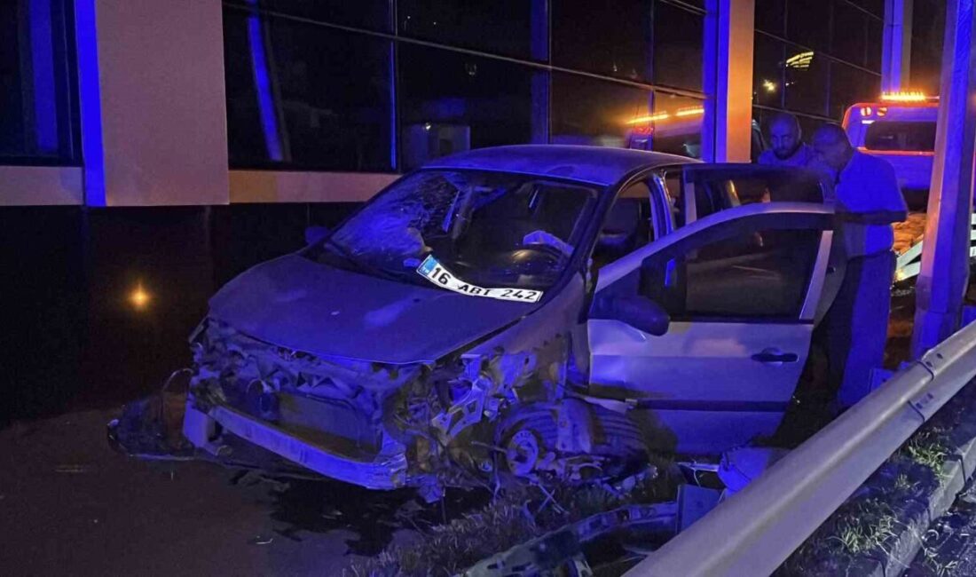 Amasya’dan Bursa’ya gelen bir ailenin, sürücüsünün iddiaya göre seyir halinde