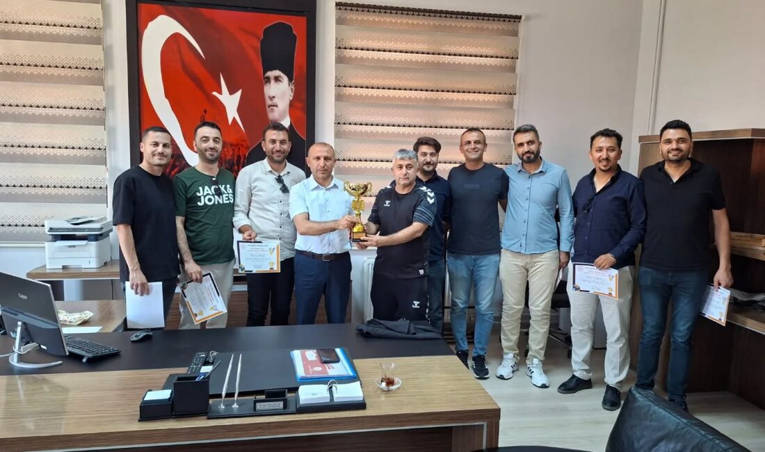 Yozgat’ın Yerköy ilçesinde kurumlar arası düzenlenen spor müsabakalarında büyük bir