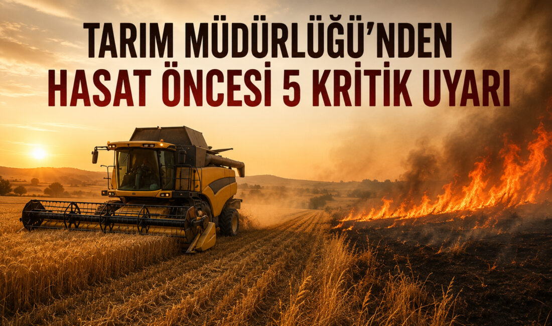 Yozgat ve Yerköy’de Hububat Hasat Sezonu Yangın Uyarılarıyla Başladı Yozgat