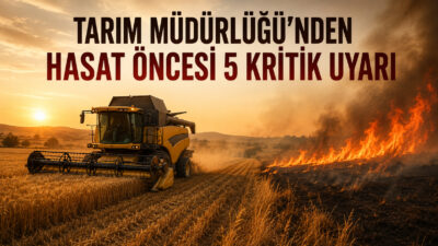 Yozgat ve Yerköy’de Hububat Hasat Sezonu Yangın Uyarılarıyla Başladı Yozgat