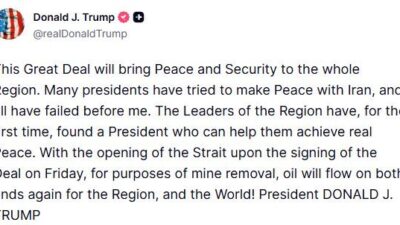 ABD Başkanı Donald Trump, İran ile varılan anlaşmanın bölge genelinde
