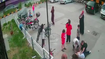 Adana’da, Dadaloğlu Mahallesi’nde bulunan bir apartmanın 12. katından düşen ve