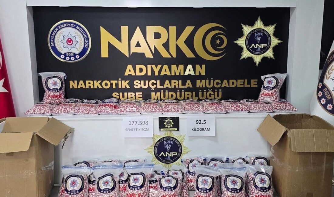 Adıyaman Emniyet Müdürlüğü ekipleri, son bir hafta içerisinde gerçekleştirdikleri operasyonlarda