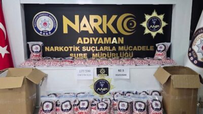 Adıyaman Emniyet Müdürlüğü ekipleri, son bir hafta içerisinde gerçekleştirdikleri operasyonlarda