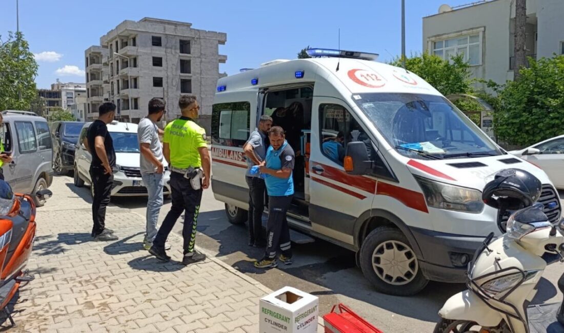 Adıyaman’da meydana gelen bir kaza sonucunda motosiklet devrildi ve içinde