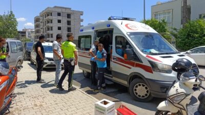 Adıyaman’da meydana gelen bir kaza sonucunda motosiklet devrildi ve içinde