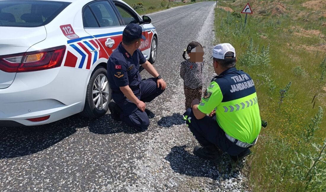 Yozgat’ta jandarma trafik ekiplerinin dikkati, olası bir facianın önüne geçerek