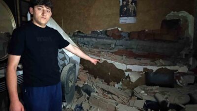 Afyonkarahisar’da eski bir otelin kontrollü yıkımı sırasında meydana gelen olayda,