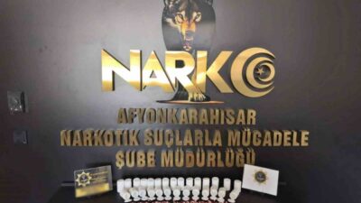 Afyonkarahisar’da emniyet güçleri tarafından gerçekleştirilen operasyonda 1 kişi tutuklandı ve