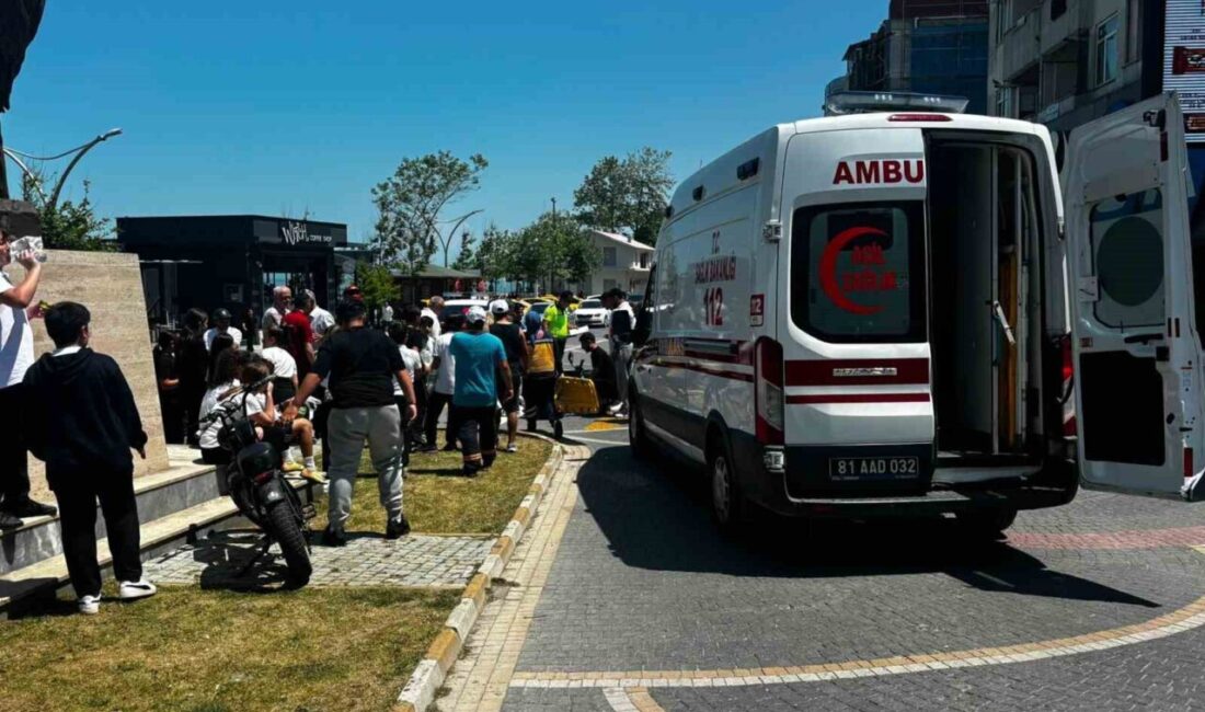 Akçakoca ilçesinde, Düzce’nin Çuhalı çarşısında meydana gelen trafik kazasında bir