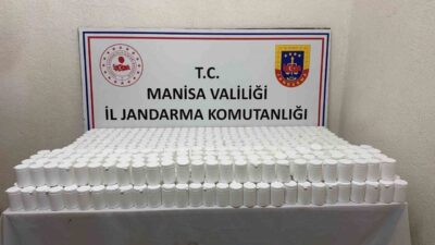 Manisa’nın Akhisar ilçesinde jandarma ekipleri tarafından gerçekleştirilen operasyonda 50 bin
