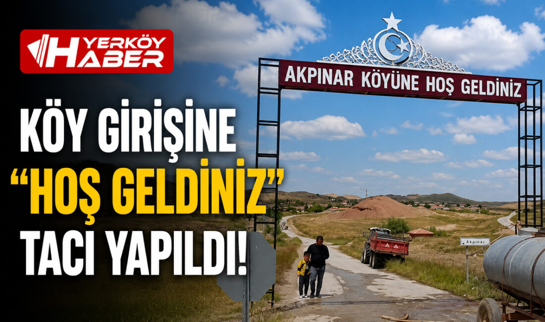 Yozgat’ın Yerköy ilçesine bağlı Akpınar köyünde, yerleşim alanlarının estetik görünümünü