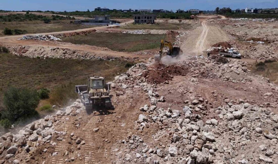 Aksu Belediyesi Fen İşleri Müdürlüğü, ilçenin planlı kentleşme ilkelerine uygun