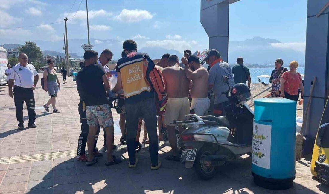 Alanya ilçesinde, denizde boğulma tehlikesi geçiren 66 yaşındaki bir vatandaş,