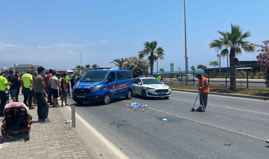 Alanya ilçesine bağlı Payallar Mahallesi D-400 Karayolu’nda meydana gelen trafik