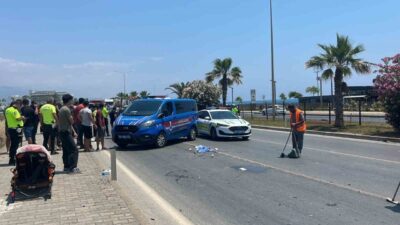 Alanya ilçesine bağlı Payallar Mahallesi D-400 Karayolu’nda meydana gelen trafik