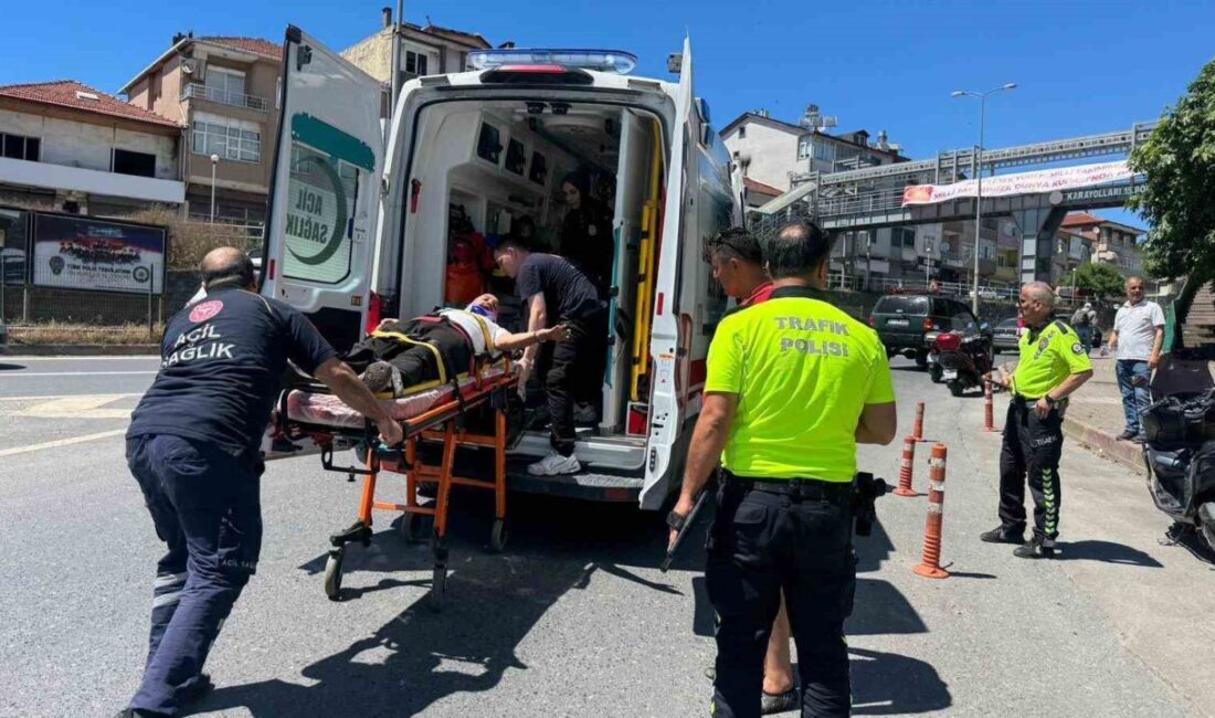 Alaplı ilçesinde yaşanan tek taraflı bir motosiklet kazasında bir kişi